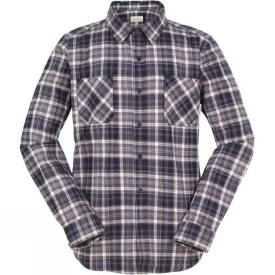 Camisa Ayacucho Flannel Hombre Gris - Chile XGT194873